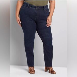 Lane Bryant Curvy Fit Straight Jeans